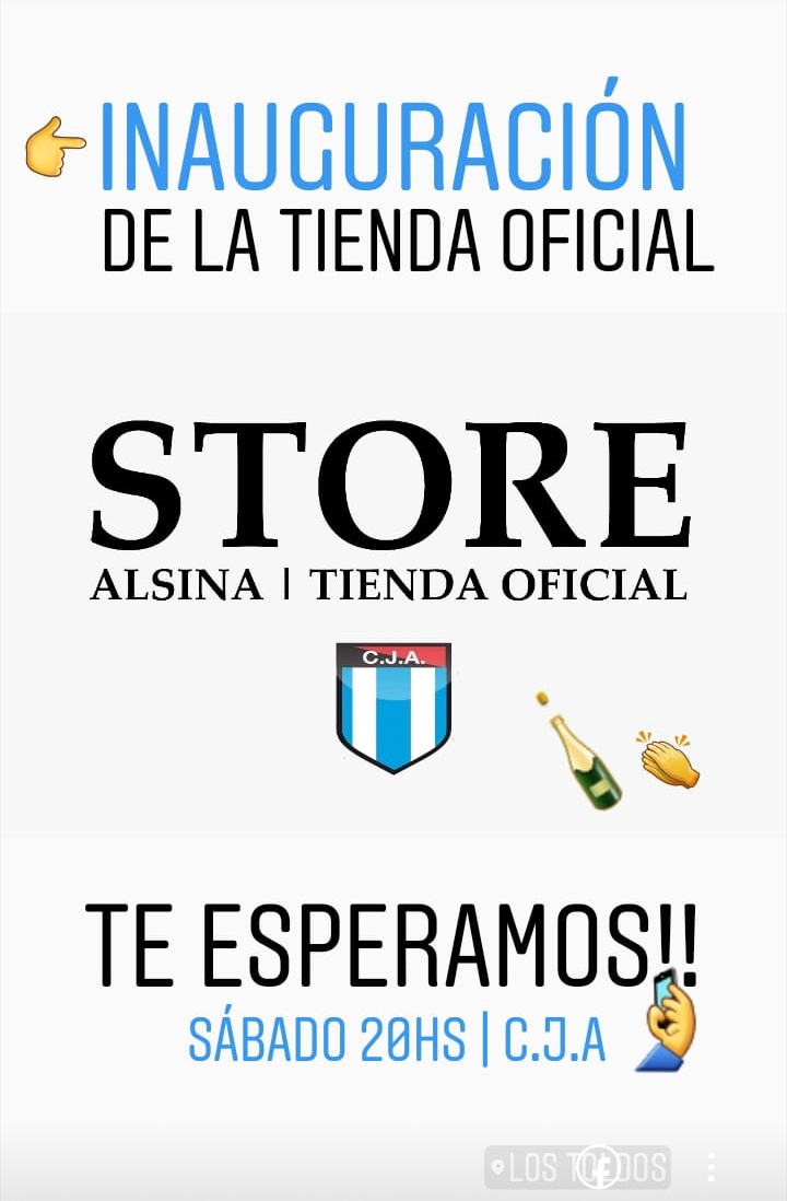 Inauguración tienda oficial