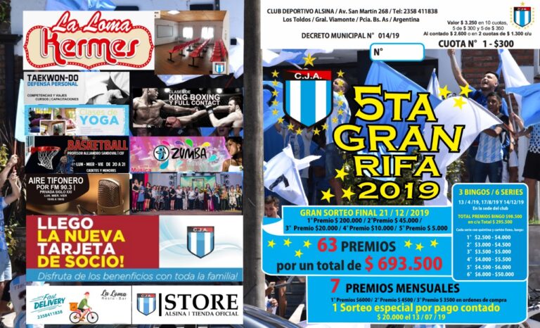 Salio la rifa 2019at