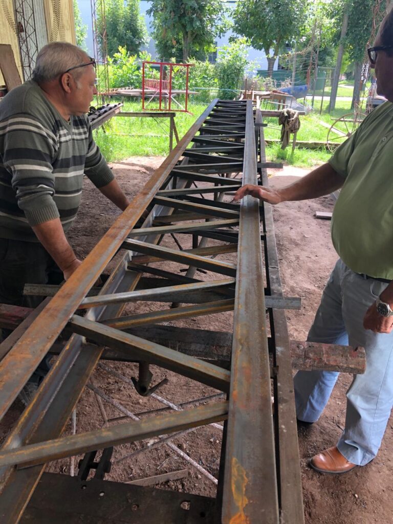 Construyendo vigas paleta