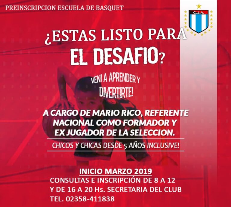 Inicio escuela de básquet
