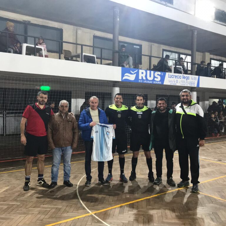 Inauguración futsal con liga de Junín