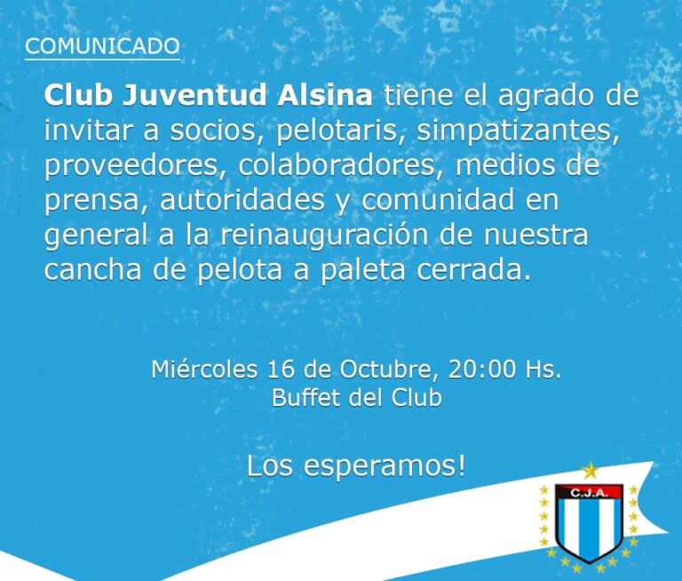 Y llego el día en que la cancha de paleta cobro vida nuevamente