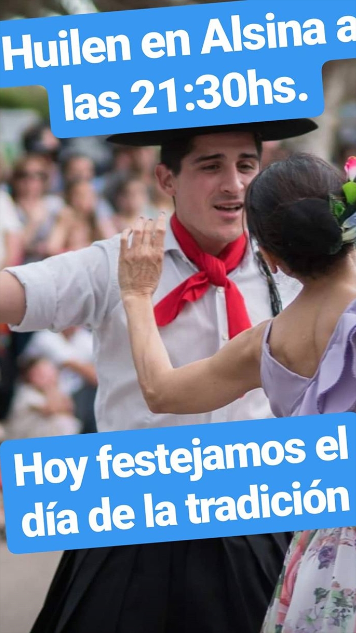 Festejamos el día de la tradición con el conjunto de danzas Huilen