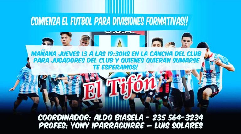 Inicio futbol formativas