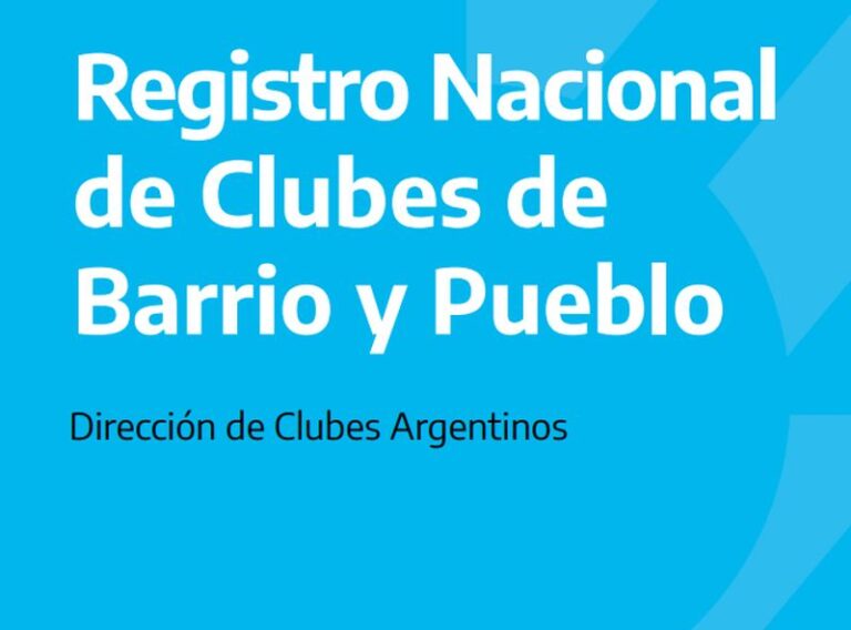 SOLICITAMOS AYUDAS A CLUBES OFRECIDAS POR GOBIERNO NACIONAL