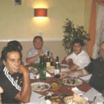 Diego Lupino con colaboradores Edmundo Torregiani, Jose Atadia, Zurdo Paez y Enrique David
