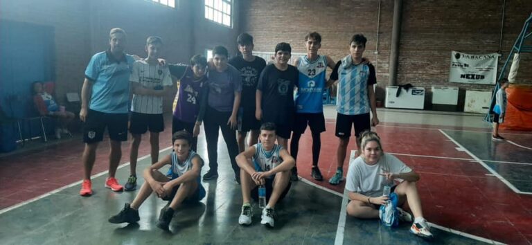 Encuentro de básquet con Deportivo Baigorrita